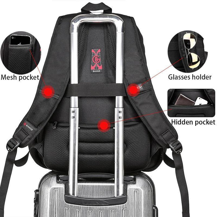 Male 45L Travel backpack 15.6 Laptop - foxberryparkproducts