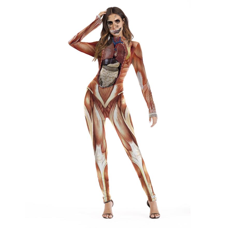 Halloween costume festival event party costume long sleeve jumpsuit - foxberryparkproducts