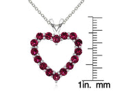 Red Hot Heart Pendant - foxberryparkproducts