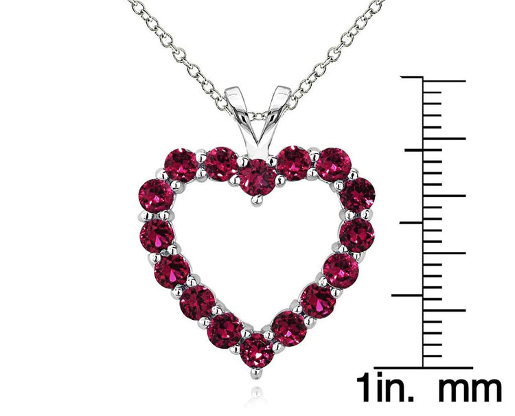 Red Hot Heart Pendant - foxberryparkproducts