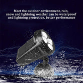 360 Degree Rotation Motion Sensor Solar Powered ED Spotlight - foxberryparkproducts