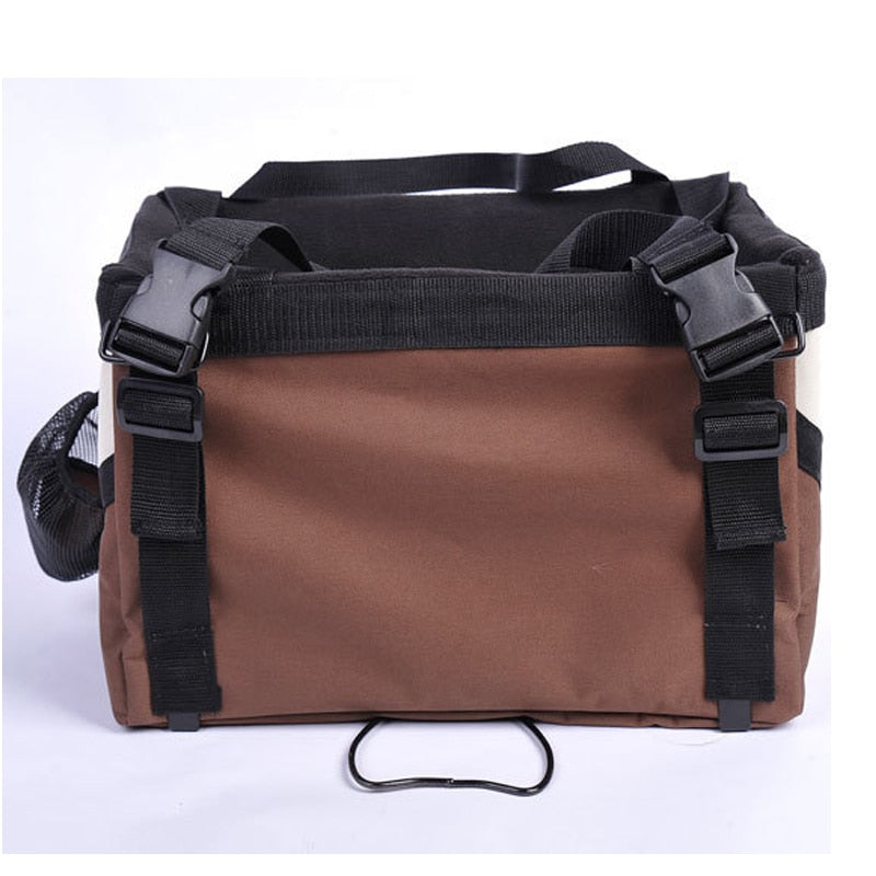 Portable Pet dog bicycle carrier bag basket - foxberryparkproducts
