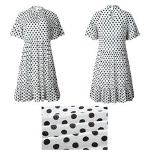 Load image into Gallery viewer, Summer Fashion Polka Dot Occidental Style Womens Dress
