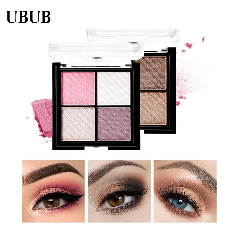 UBUB 4 Colors Eyeshadow Shimmer Natural Eyeshadow - foxberryparkproducts