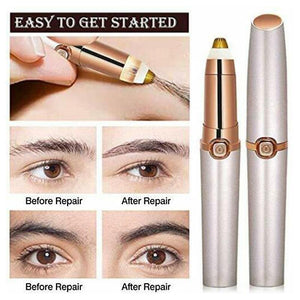 Painless Electric Eyebrow Epilator Pen Lip Face Hair Razor Hair Remover Eyebrow Trimmer Shaver Makeup Cosmetic Tools - foxberryparkproducts