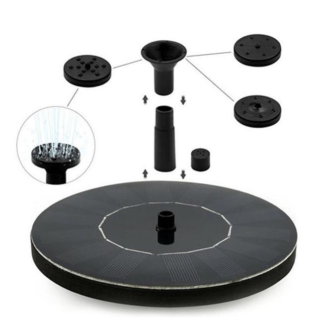 Floating Solar Panel Water Fountain For Garden Solar pump Pond Submersible Watering Pool Automatic Solar Fountains Waterfalls - foxberryparkproducts