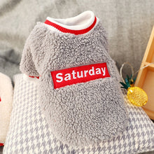 Load image into Gallery viewer, Soft Pet Clothes Dog Saturday Pet Clothes - foxberryparkproducts
