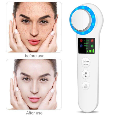 Professional Facial Lifting Vibration Massager Ion Beauty Instrument - foxberryparkproducts