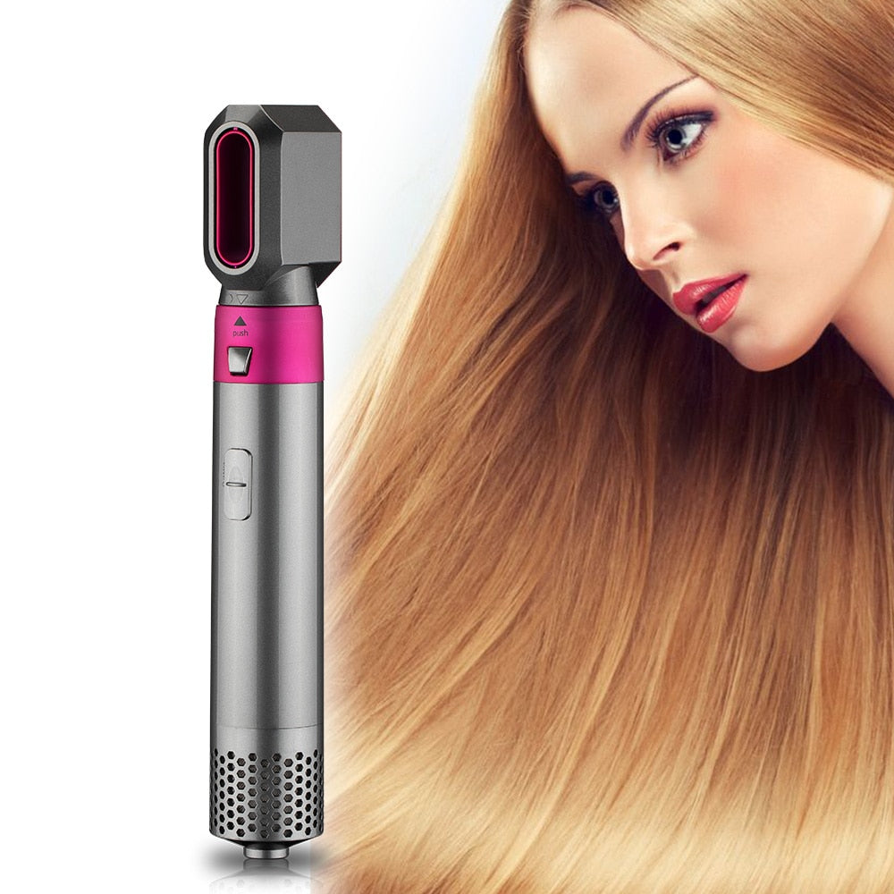 Electric Hair Dryer Blow Dryer Hair Curling Iron Rotating Brush Hairdryer - foxberryparkproducts