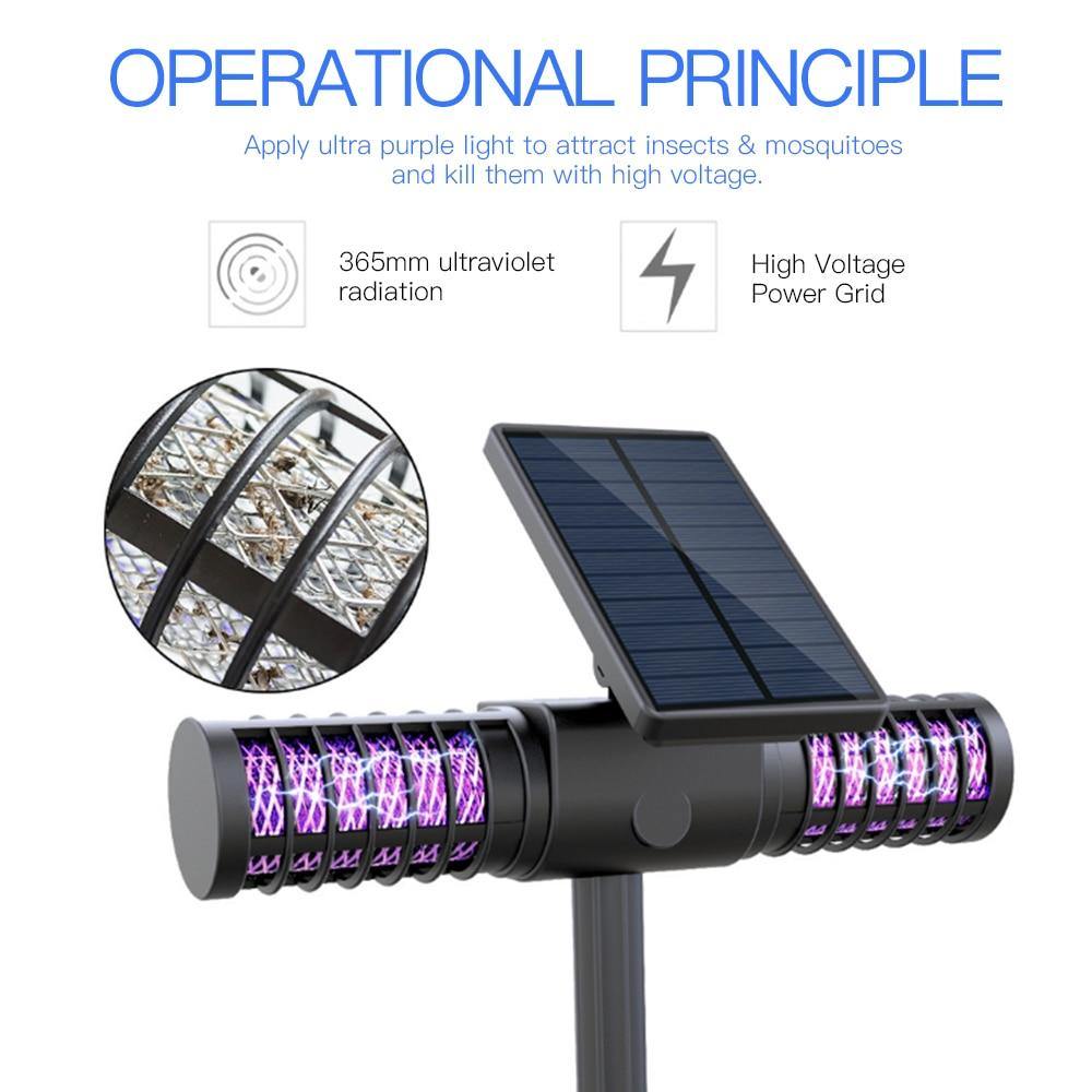 Solar Mosquito Killer Lamp Outdoor Waterproof - foxberryparkproducts