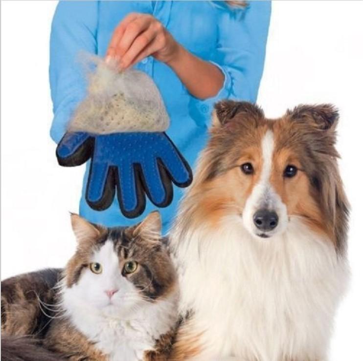 Silicone pet brush Glove Deshedding Gentle Efficient Pet Grooming - foxberryparkproducts