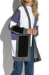 Bunte Strickjacke aus Wollmischung FOB558 Violett-Grau - foxberryparkproducts