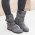 Winter buckled calf women&