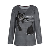 Vintage Shirts Casual Plus Size Women Blouse - foxberryparkproducts