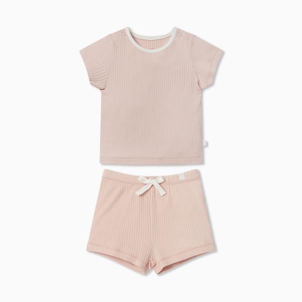 Summer Children's Ice Silk Cotton Short Sleeve Suit 2 Piece Sports Clothes - foxberryparkproducts