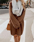 Plush Pullover Long Sweater - foxberryparkproducts