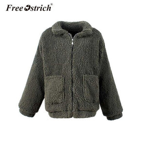 Winter Lambswool Thick Jacket Winter Women - foxberryparkproducts