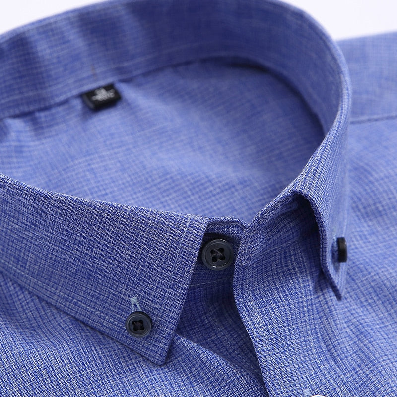 Men&#39;s Bamboo Fiber Stretch Casual Long Sleeve Shirts