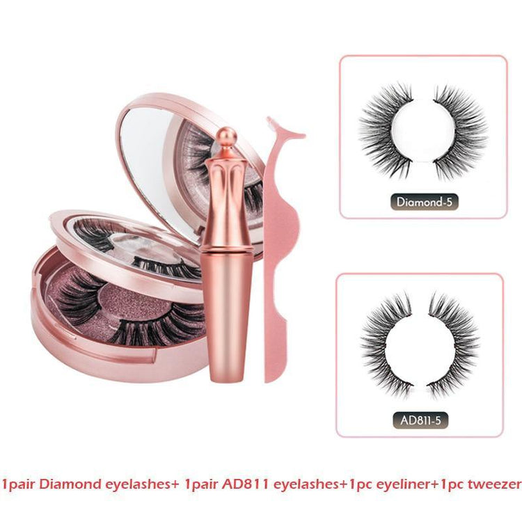 Double Layer Magnetic False Eyelashes & Magnetic Eyeliner - foxberryparkproducts