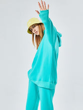 GCAROL Fall Winter Women Long Hooded Suits 80% Cotton Fleece - foxberryparkproducts