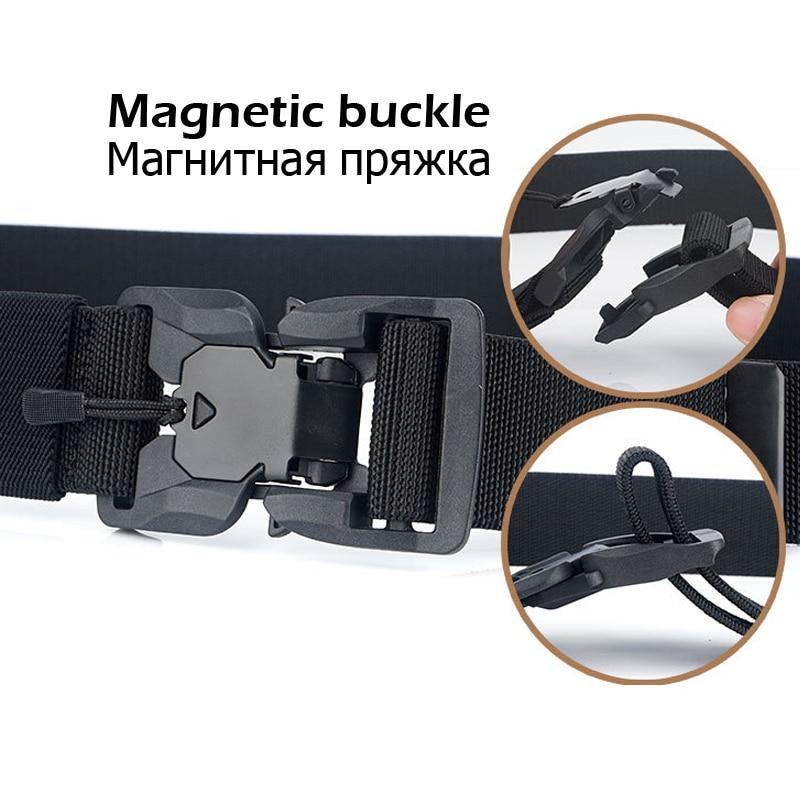 Official Genuine Tactical Belt Quick Release Magnetic Buckle Military Belt - foxberryparkproducts