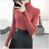 Women Turtleneck Sweaters Autumn Winter Korean Slim Pullover Women Basic Tops Casual Soft Knit Sweater Soft Warm Jumper - foxberryparkproducts