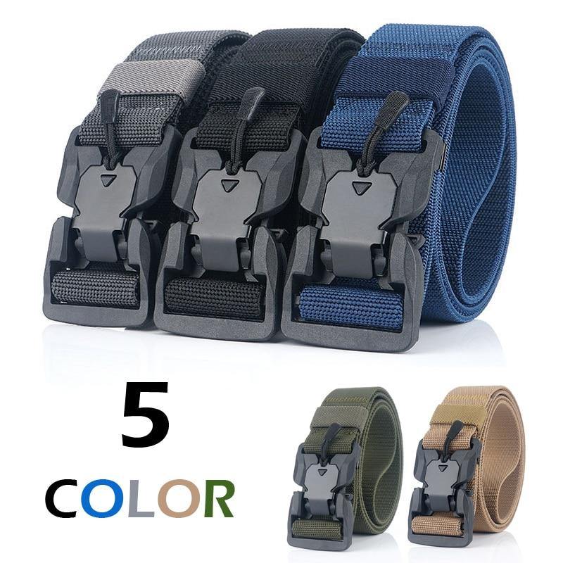 Official Genuine Tactical Belt Quick Release Magnetic Buckle Military Belt - foxberryparkproducts