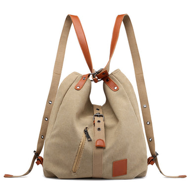 Canvas Women Shoulder Bags High Quality Multifunction  Back Pack For Students - foxberryparkproducts