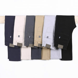 Classic 6 Color Casual Pants Men Spring Autumn New Business Fashion