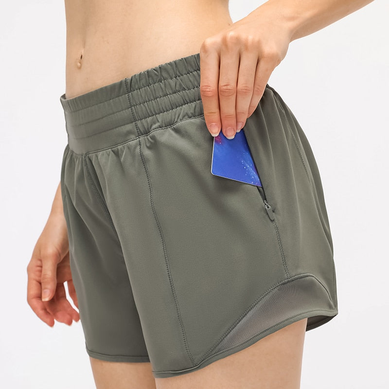 Tummy Control Yoga Shorts for Women Workout Running Sports Shorts - foxberryparkproducts