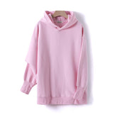 GCAROL Fall Winter Women Long Hooded Suits 80% Cotton Fleece - foxberryparkproducts
