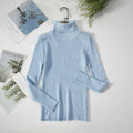 Women Turtleneck Sweaters Autumn Winter Korean Slim Pullover Women Basic Tops Casual Soft Knit Sweater Soft Warm Jumper - foxberryparkproducts
