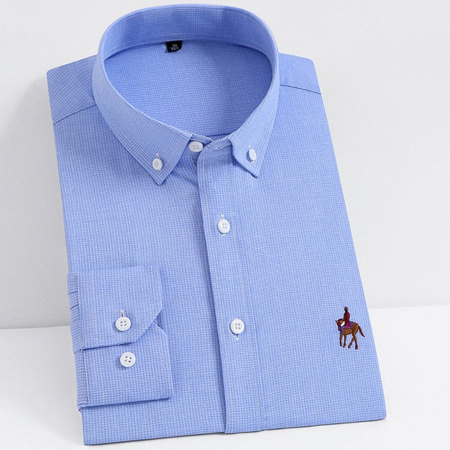 Men&#39;s Bamboo Fiber Stretch Casual Long Sleeve Shirts