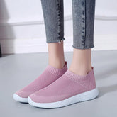 Rimocy Plus Size 43 Breathable Mesh Platform Sneakers - foxberryparkproducts
