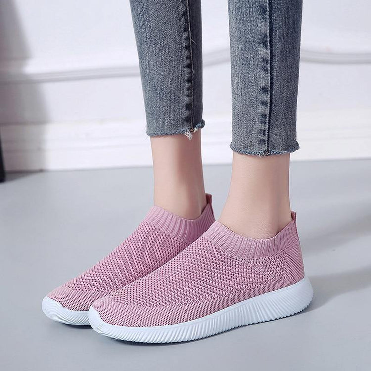 Rimocy Plus Size 43 Breathable Mesh Platform Sneakers - foxberryparkproducts