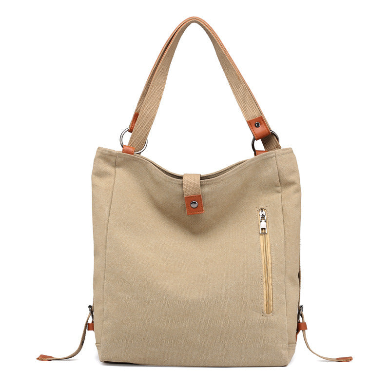 Canvas Women Shoulder Bags High Quality Multifunction  Back Pack For Students - foxberryparkproducts