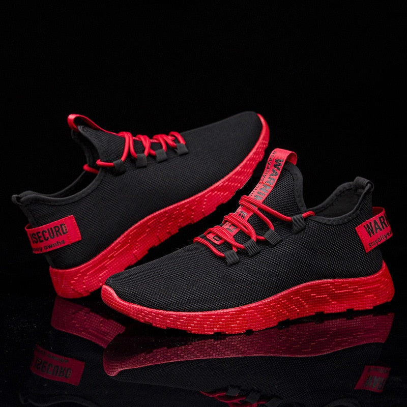 Men Sneakers  New Breathable Lace Up Men Mesh Shoes Fashion Casual No-slip - foxberryparkproducts