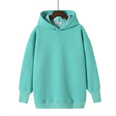 GCAROL Fall Winter Women Long Hooded Suits 80% Cotton Fleece - foxberryparkproducts