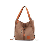 Canvas Women Shoulder Bags High Quality Multifunction  Back Pack For Students - foxberryparkproducts