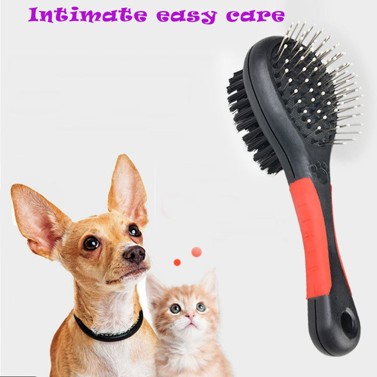 Pet Bath Massage Brush Gentle Double-sided Hair Convenience Brush - foxberryparkproducts