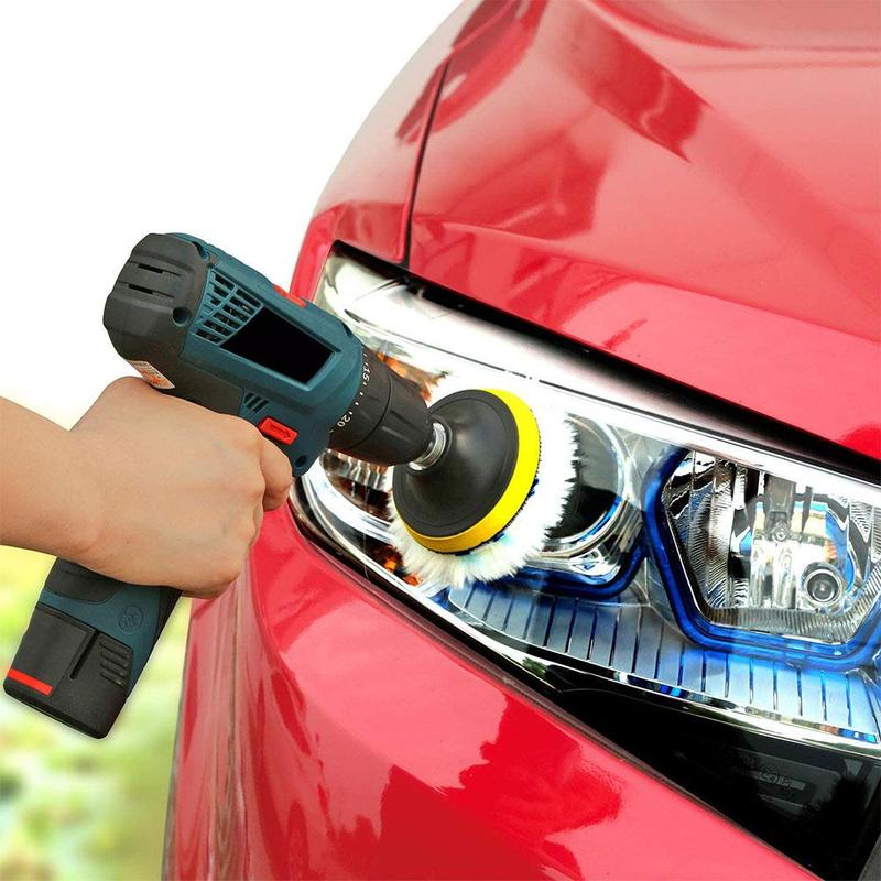 Universal Car Polish Pad 3/4inch For M10/M14 Soft Wool Machine Waxing Polisher