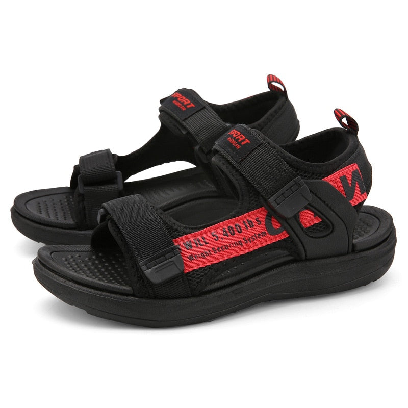 2022 Summer Children Shoes Brand Velcro Toddler Boys Sandals Girls Comfortable Sport Mesh Baby Beach Soft Sandals Shoes - foxberryparkproducts