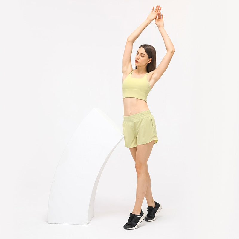 Tummy Control Yoga Shorts for Women Workout Running Sports Shorts - foxberryparkproducts