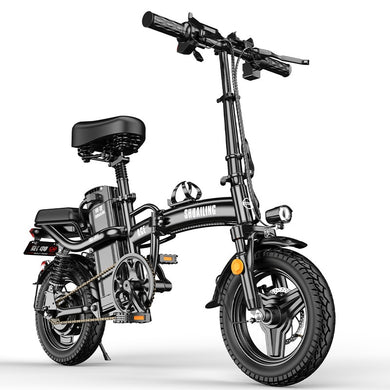 Folding Electric Bicycles Small Electric Vehicles Lithium Battery Ultra-Light Mopeds - foxberryparkproducts