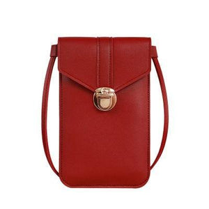 Women's crossbody bag Pu leather touch screen mobile wallet - foxberryparkproducts