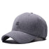 Dad Winter Headwear Male Warm Felt Sports Cap Man Big Size Wool Baseball Hats  55-60cm , 60-65cm - foxberryparkproducts