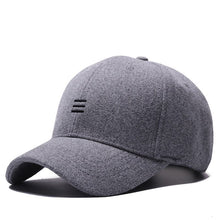 Load image into Gallery viewer, Dad Winter Headwear Male Warm Felt Sports Cap Man Big Size Wool Baseball Hats  55-60cm , 60-65cm - foxberryparkproducts
