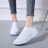 Rimocy Plus Size 43 Breathable Mesh Platform Sneakers - foxberryparkproducts