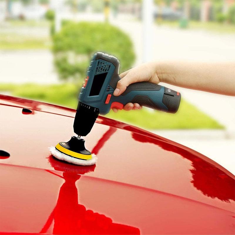 Universal Car Polish Pad 3/4inch For M10/M14 Soft Wool Machine Waxing Polisher