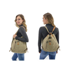 Load image into Gallery viewer, Canvas Women Shoulder Bags High Quality Multifunction  Back Pack For Students - foxberryparkproducts
